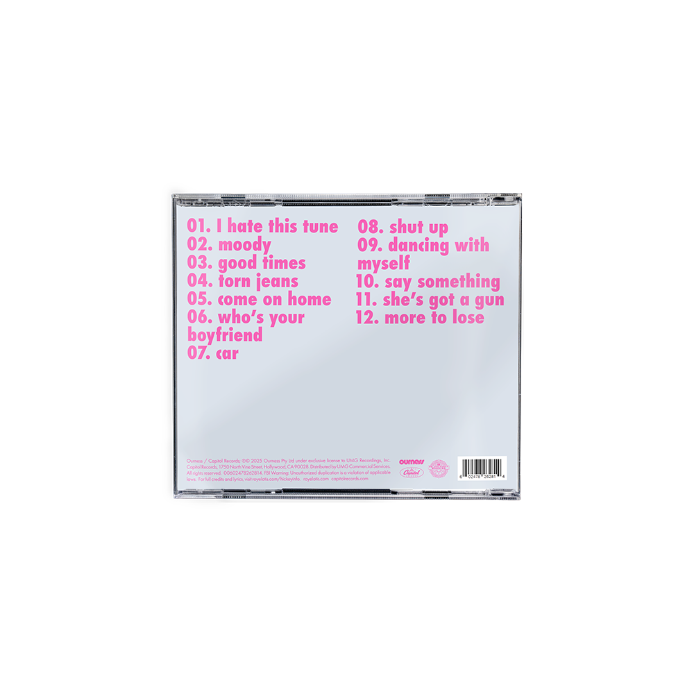hickey Standard CD Back