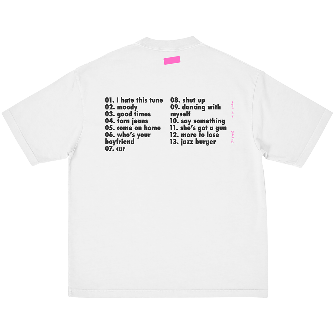 (hickey) album T-Shirt Back